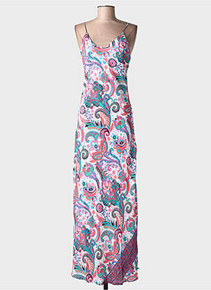 Robe de plage coupe cintrée blanc PINK PLANET femme