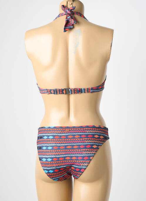 Maillot de bain 2 pièces stretch haut soutien-gorge moulé gris BLUELOBSTER femme