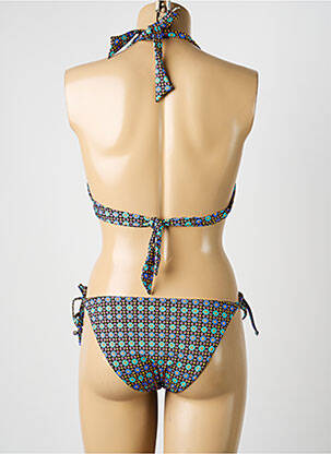 Maillot de bain 2 pièces stretch haut soutien-gorge moulé bleu LOLITA ANGELS femme