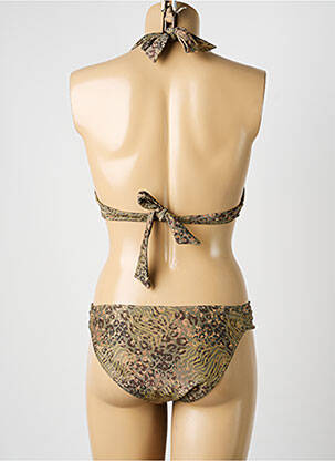 Maillot de bain 2 pièces stretch haut soutien-gorge moulé vert LOLITA ANGELS femme