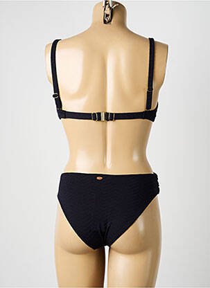 Maillot de bain 2 pièces stretch haut soutien-gorge balconnet noir BLUELOBSTER femme