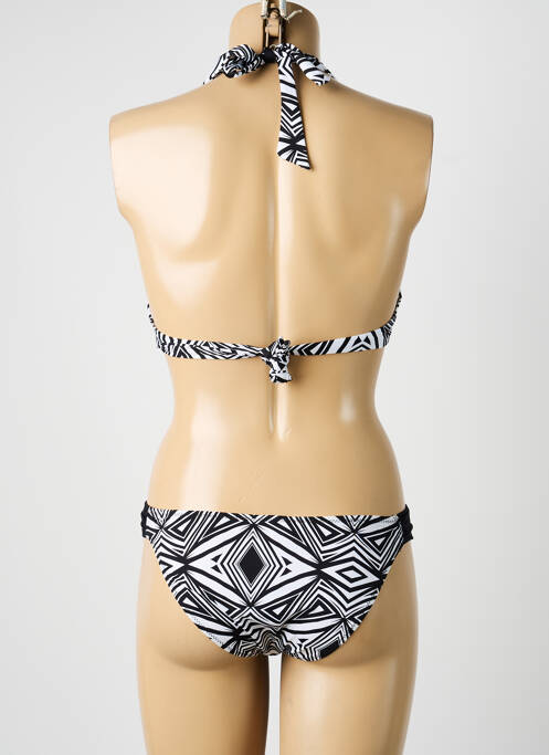 Maillot de bain 2 pièces stretch haut soutien-gorge moulé noir DOLLY & JANE femme