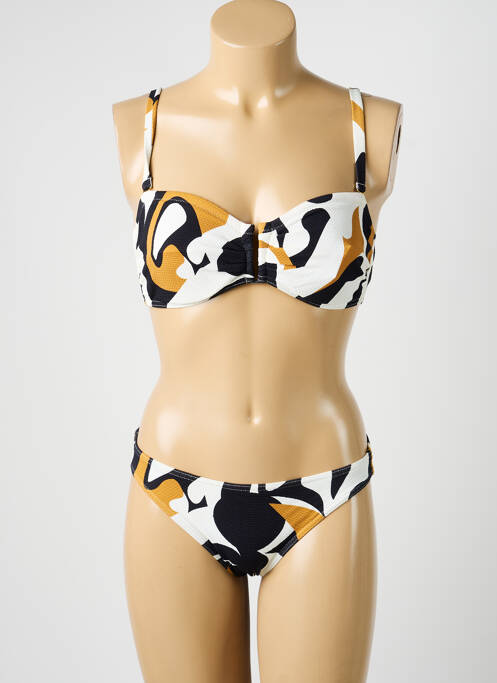 Maillot de bain 2 pièces stretch haut soutien-gorge balconnet noir BLUE LOBSTER femme