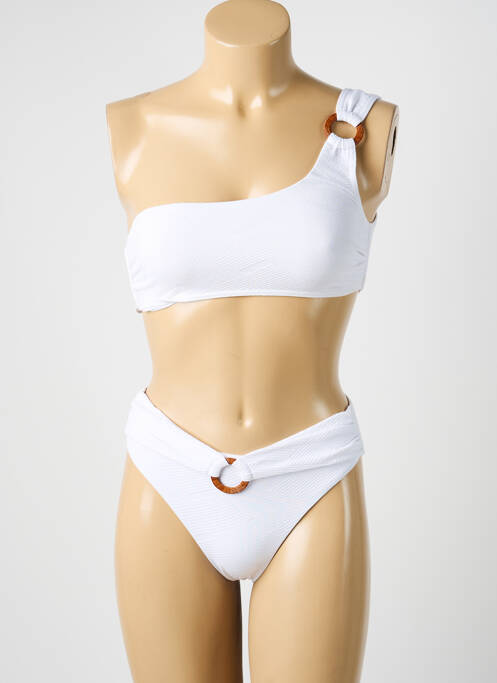 Maillot de bain 2 pièces stretch brassieres blanc BLUE LOBSTER femme