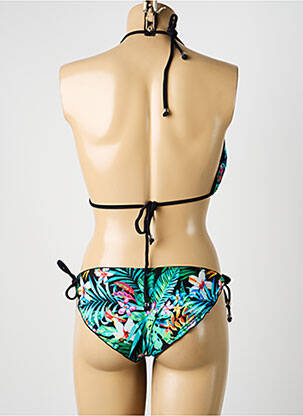 Maillot de bain 2 pièces stretch haut soutien-gorge avec mousse de rembourrage amovible noir MISS CARAÏBES femme