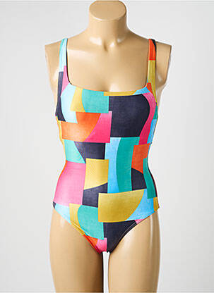 Maillot de bain 1 pièce stretch bleu BLUE LOBSTER femme