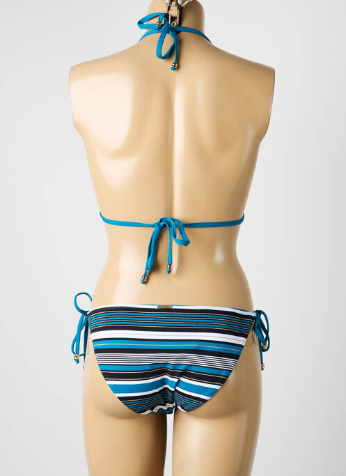 Maillot de bain 2 pièces stretch haut soutien-gorge avec mousse de rembourrage amovible vert KIWI femme