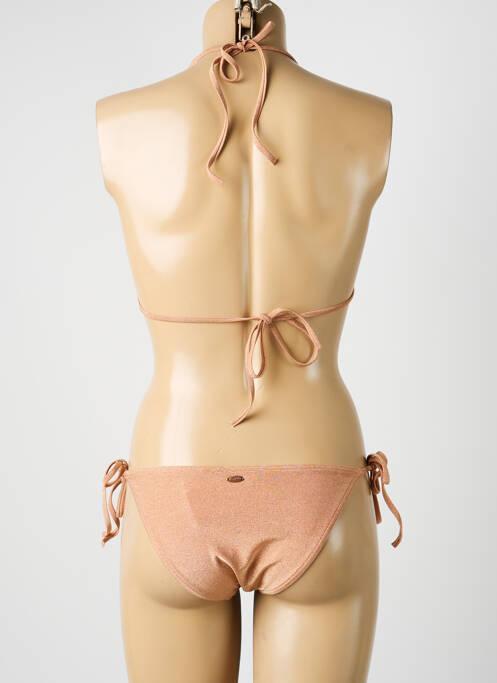 Maillot de bain 2 pièces stretch haut soutien-gorge avec mousse de rembourrage amovible beige BLUE LOBSTER femme