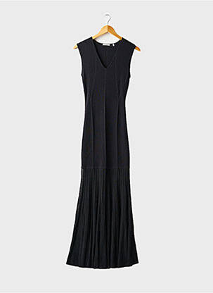 Robe longue sans manche sans manche noir PINXIT femme