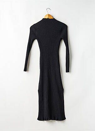 Robe pull stretch manches longues noir PETITE MENDIGOTE femme