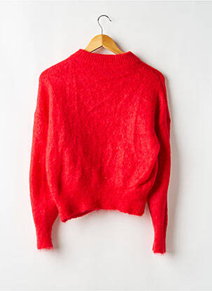 Pull stretch manches longues rouge SURPRISE femme