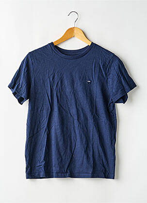 T-shirt coupe droite manches courtes bleu WRANGLER femme