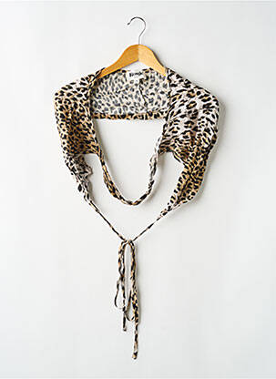 Top coupe cintrée sans manche beige ROUJE femme