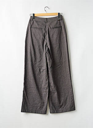 Pantalon chino fermeture zippée sous rabat boutonné taille normale gris MUSTANG femme