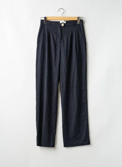 Pantalon slim tissage popeline taille normale noir ROUJE femme