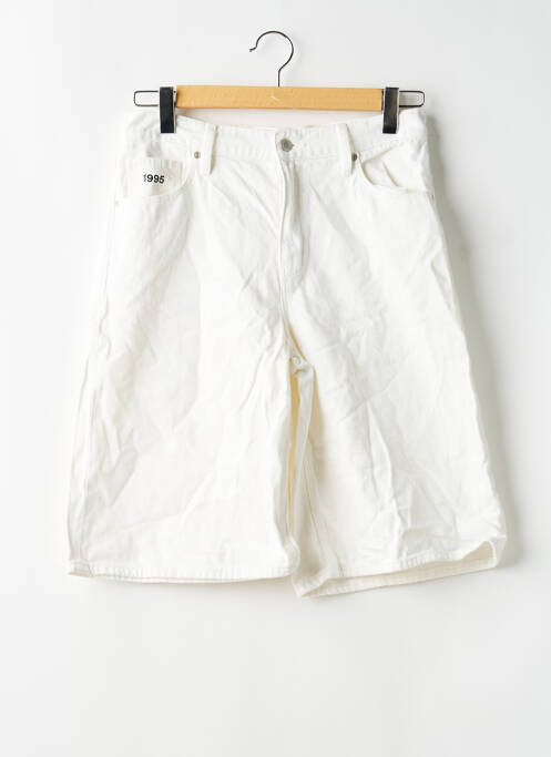 Bermuda coupe droite taille normale blanc COMPTOIR DES COTONNIERS femme