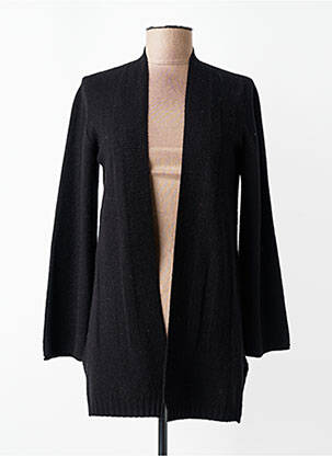 Gilet manches longues stretch noir CARTA LIBERA femme