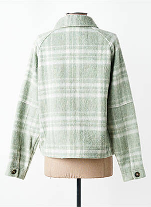 Manteau court poches sans capuche vert MAT DE MISAINE femme