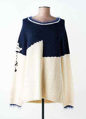 Pull stretch manches longues beige ELISA CAVALETTI femme