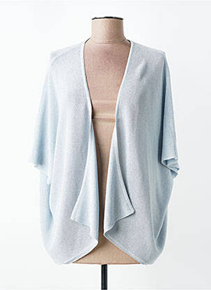 Gilet manches courtes manches mi-longues bleu ANDAM femme