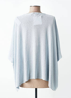 Gilet manches courtes manches mi-longues bleu ANDAM femme