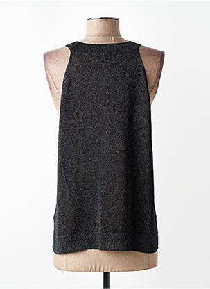 Top sans manche sans manche noir ANDAM femme