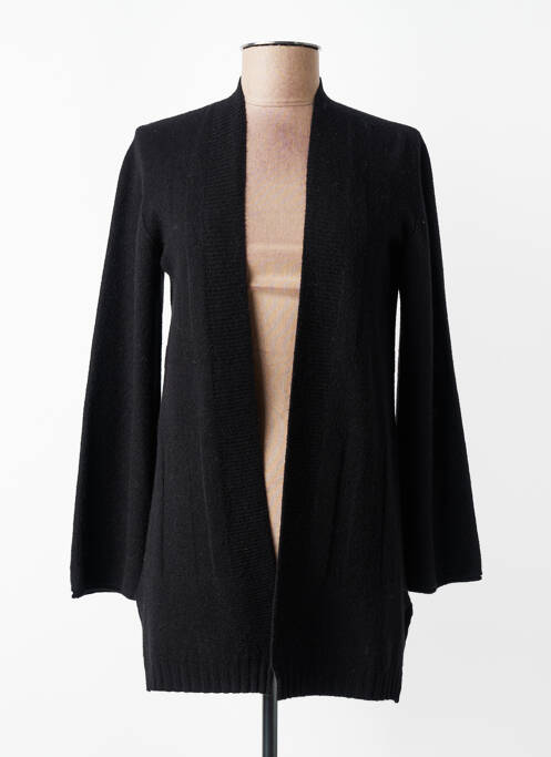 Gilet manches longues stretch noir CARTA LIBERA femme