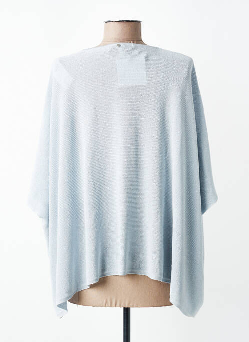 Gilet manches courtes manches mi-longues bleu ANDAM femme