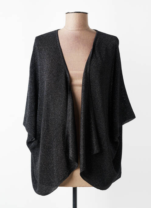 Gilet manches courtes manches mi-longues noir ANDAM femme