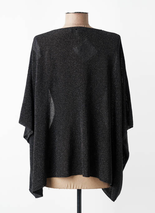Gilet manches courtes manches mi-longues noir ANDAM femme