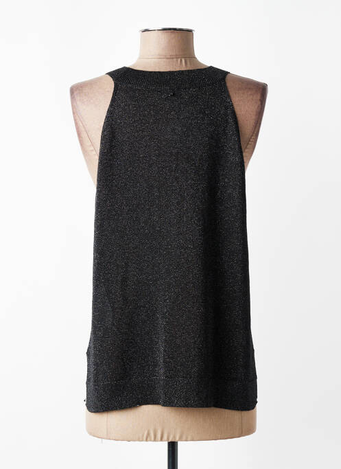 Top sans manche sans manche noir ANDAM femme