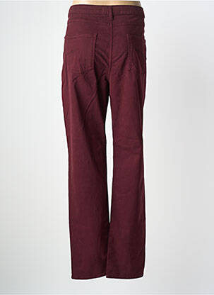 Pantalon droit stretch taille normale violet KANOPE femme
