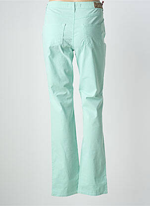 Pantalon droit stretch taille normale vert KANOPE femme