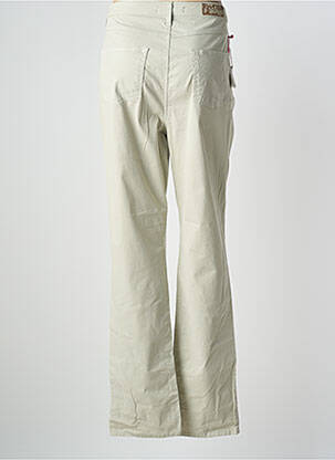 Pantalon droit stretch taille normale beige KANOPE femme