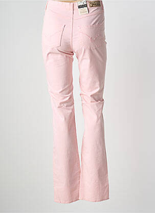 Pantalon droit stretch taille normale rose KANOPE femme