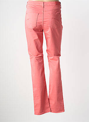 Pantalon slim tissage popeline taille normale orange KANOPE femme
