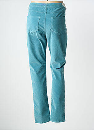 Pantalon droit stretch taille normale bleu KANOPE femme