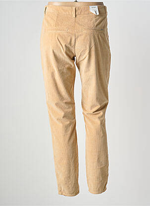 Pantalon droit stretch taille normale beige KANOPE femme