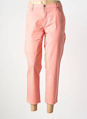 Pantalon 7/8 stretch taille normale orange KANOPE femme