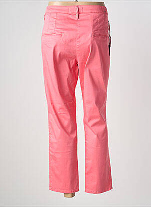 Pantalon 7/8 stretch taille normale rose KANOPE femme