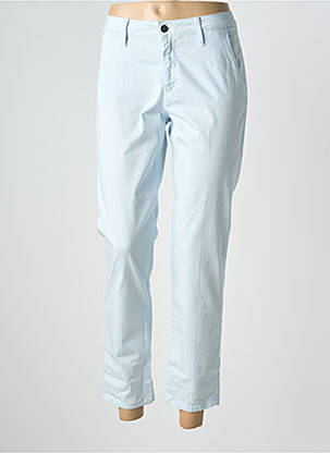 Pantalon 7/8 stretch taille normale bleu KANOPE femme