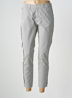 Pantalon 7/8 stretch taille normale gris KANOPE femme