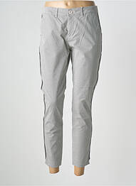 Pantalon 7/8 stretch taille normale gris KANOPE femme