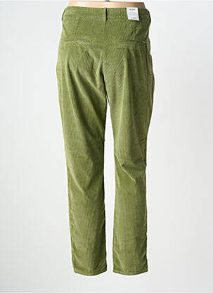 Pantalon droit stretch taille normale vert KANOPE femme