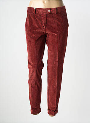 Pantalon slim stretch taille normale rouge MÊME BY GIAB'S femme