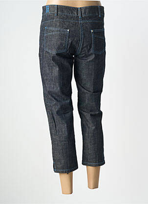 Pantacourt coupe droite taille normale bleu IRENE VAN RYB femme
