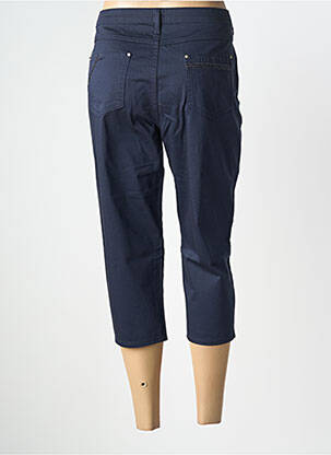 Pantacourt stretch taille normale bleu KANOPE femme