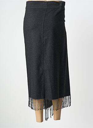 Jupe mi-longue taille normale gris DIEGA femme