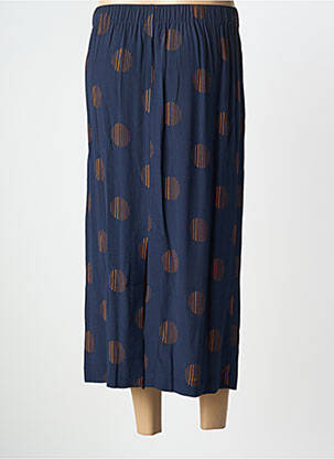 Jupe longue imprimé fantaisie bleu DES PETITS HAUTS femme