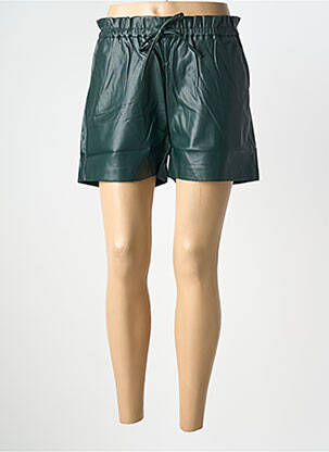Short coupe droite taille haute vert MOLLY BRACKEN femme
